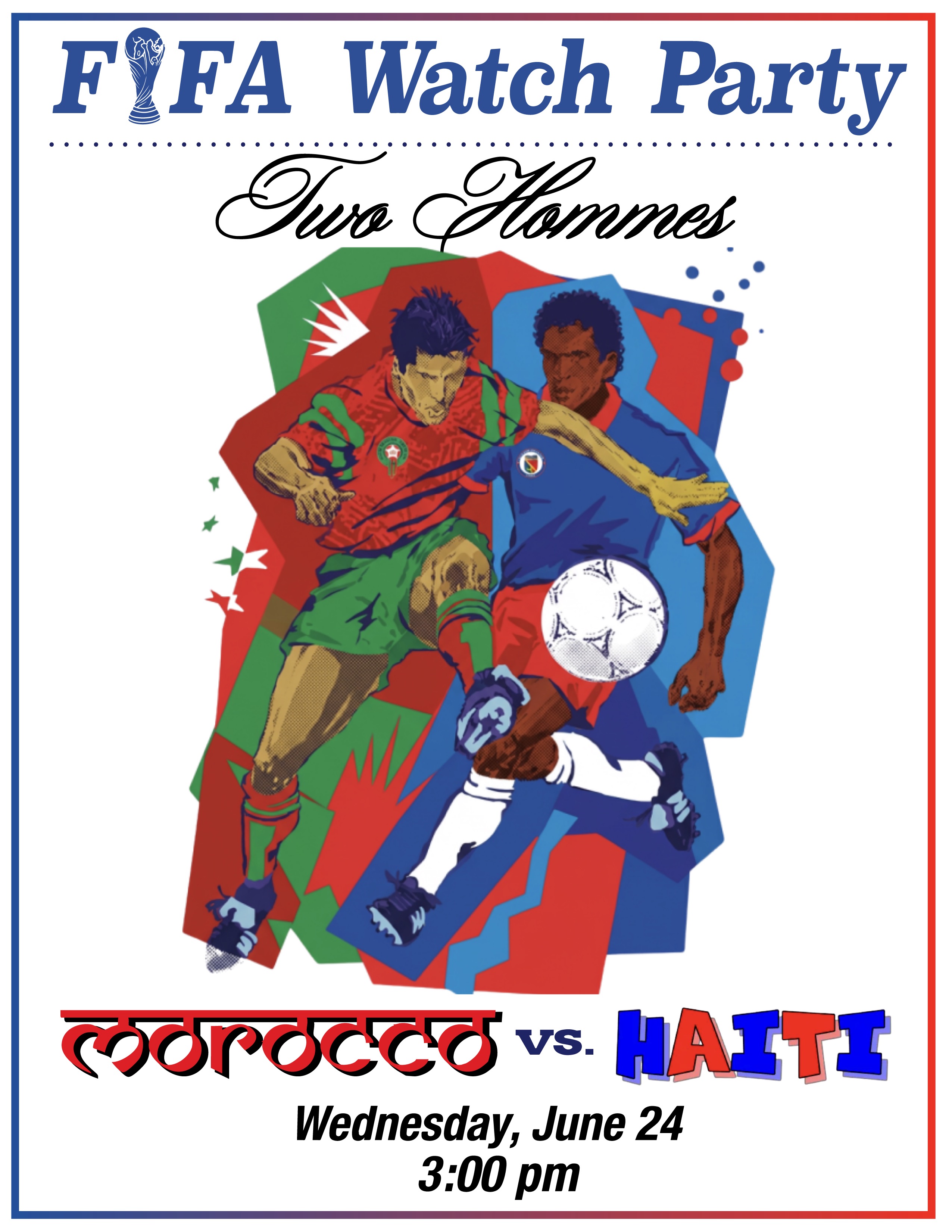 FIFA Watch Party: Morocco VS Haiti