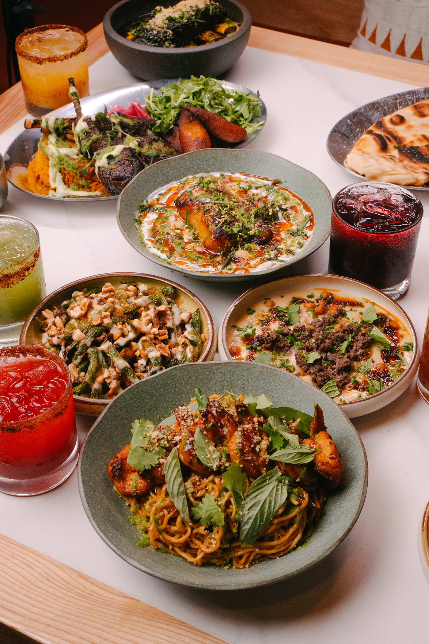 Food editorial spread