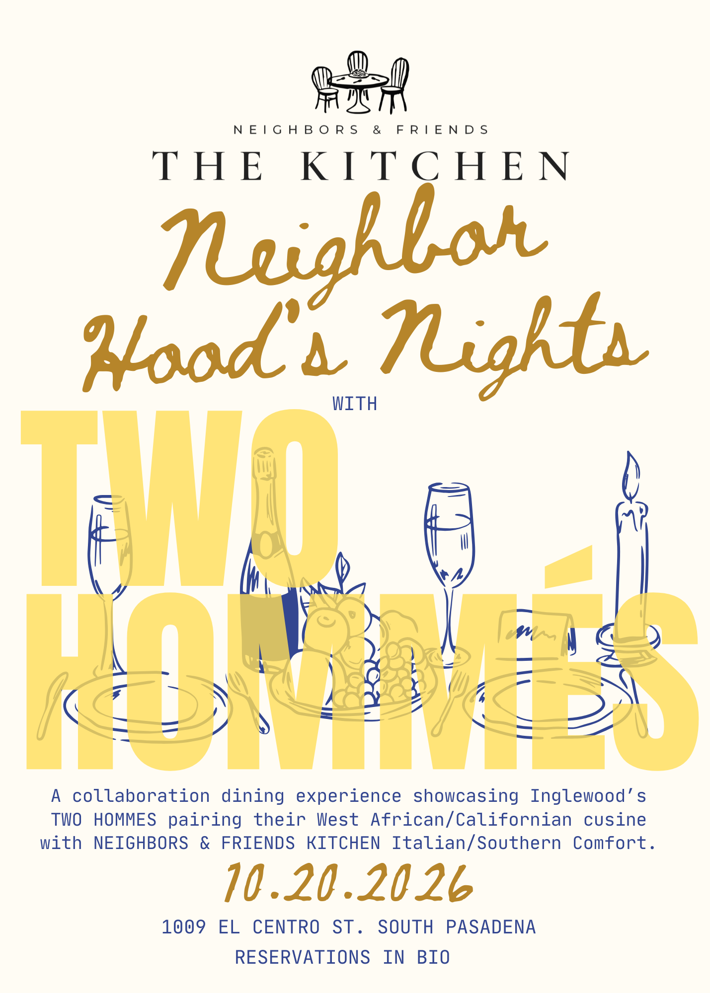Neighbor Hood's Nights with Two Hommés